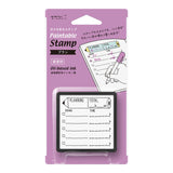 MD Paintable Stamp Pre-Inked Planning