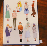 LA DOLCE VITA Sticker Pack Stylish Girl Tin Box Set