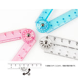 MD Multi Ruler 16cm Pink