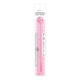 MD Multi Ruler 16cm Pink