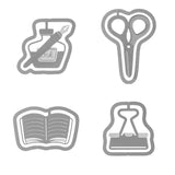 MD Etching Clips Stationery Set