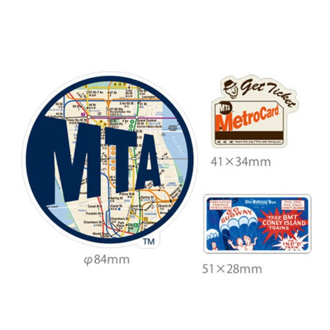 Mta Bus Sticker MTA customized Logo Sticker – WRITER Stationery Store
