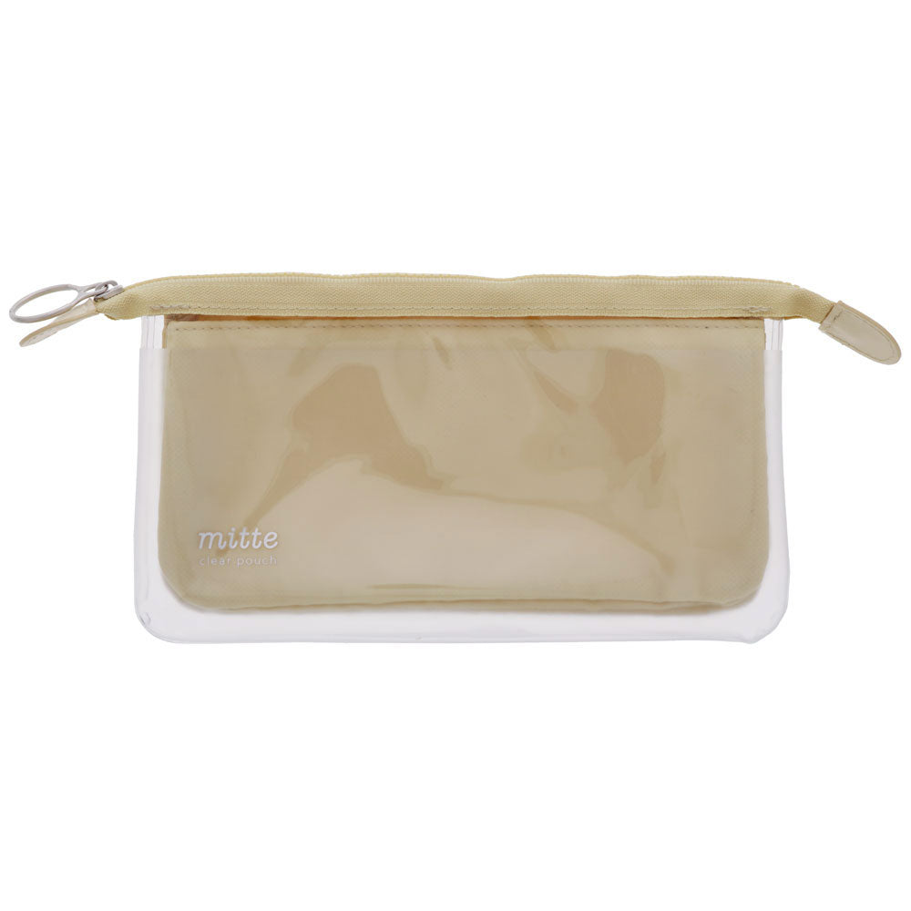 SUN-STAR Mitte Clear Pouch Flat Light Beige – WRITER Stationery Store