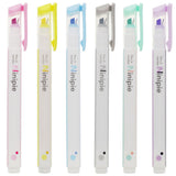 SUN-STAR Ninipie Marker Pen+Highlighter New 6 Colors Set