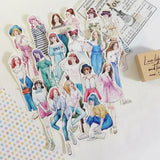 STARLULULU Weather Sunny Girl Sticker Set of 18x