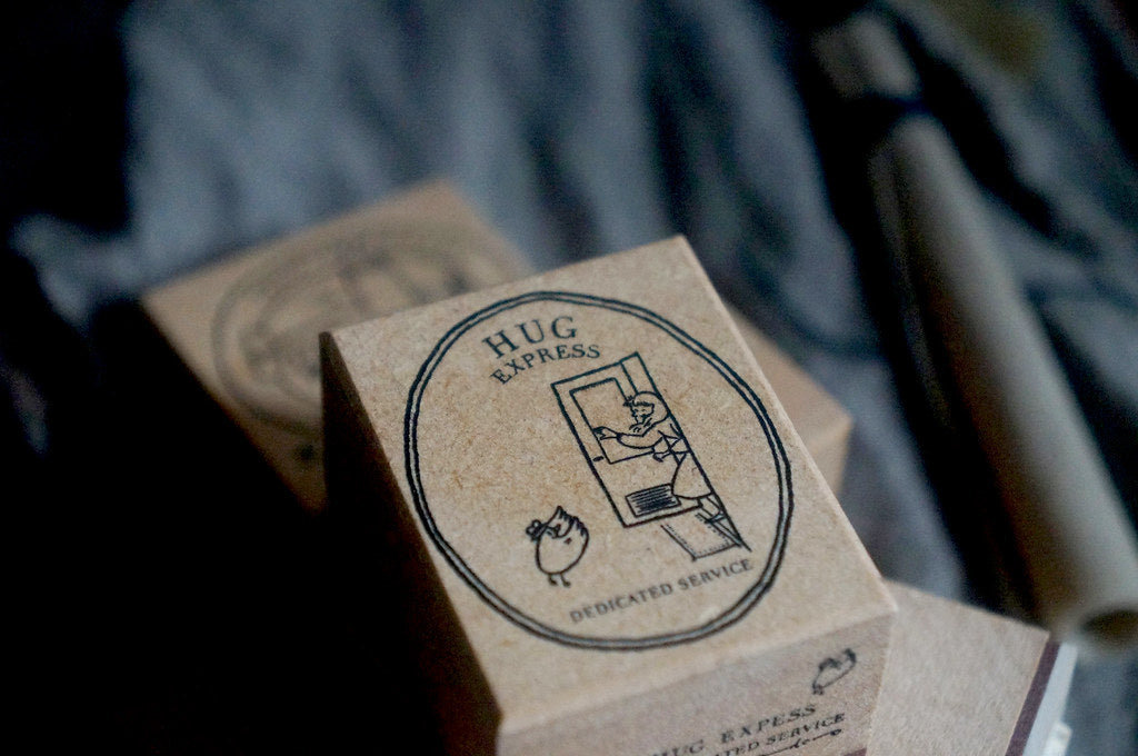 YAMADORO Rubber Stamp Mr. Bird Express Delivery Set