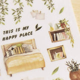 MU Craft Print-On Sticker Happy Home 114