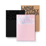 J STORY Monthly Planner Large Black
