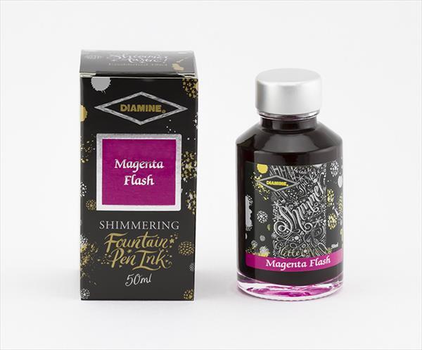 DIAMINE Shimmering Ink 50ml Magenta Flash