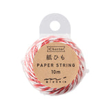 MD CH Paper String White Red