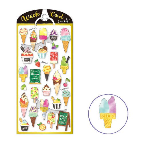 Weekend Sticker-Ice Cream
