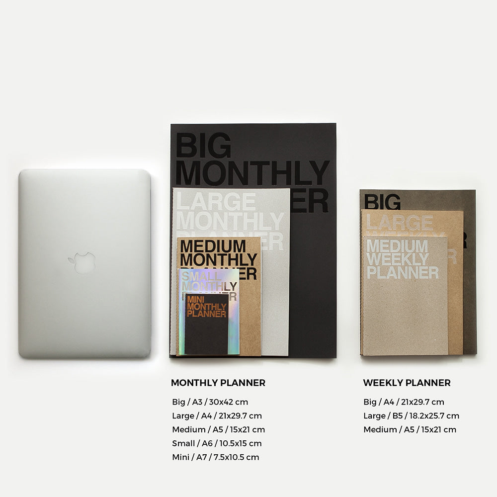 J STORY Monthly Planner Small Kraft
