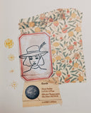 LA DOLCE VITA Rubber Stamp Travelling Girl
