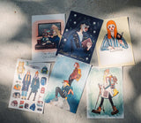 LA DOLCE VITA Postcard One Day One Poem Girl