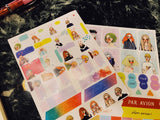 LA DOLCE VITA Sticker Diary Plastic Set