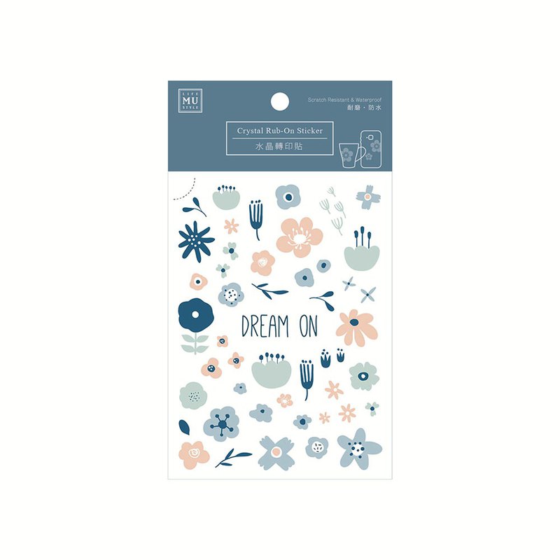 MU Craft Crystal Rub-On Sticker