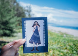 LA DOLCE VITA Postcard Film Camera Girl