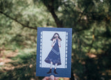 LA DOLCE VITA Postcard Film Camera Girl