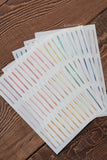 LCN Print-On Stickers Stripes