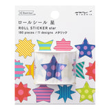 MD Roll Sticker Star Metallic