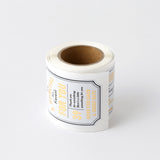 MD Roll Sticker Label Metallic