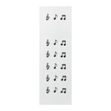 MIDORI PaperCraft Museum Motif Sticker Musical Notes