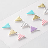 MIDORI PaperCraft Museum Motif Sticker Garland Triangle