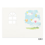 MIDORI Card with Window Blue Sky