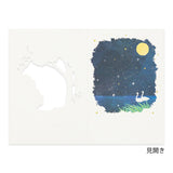 MIDORI Card with Window Starry Sky