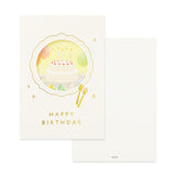 MIDORI Card with Window Party/Birthday Cake