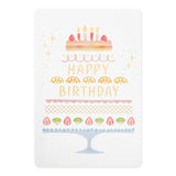 MIDORI Greeting Card Transparent Birthday Cake