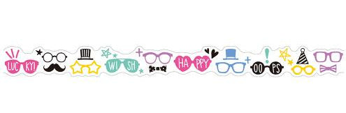 JP Washi Tape Die Cut Glasses party