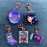 KAZEL LIM Watercolor Keychain You Light Up The Night