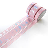 PapergeekCo Washi Tape Lunar Magic-Pink
