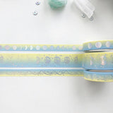 PapergeekCo Washi Tape Lunar Magic-Yellow Blue Ombre