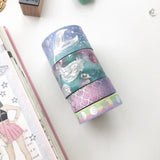 PapergeekCo Washi Tape Iridescent Mermaid