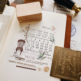 PENSPAPERSPLANNER Rubber Stamp Ukiyo