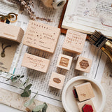 PENSPAPERSPLANNER Rubber Stamp Square 2022