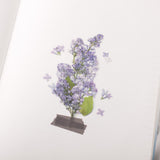 Appree Pressed Flower Sticker Lilac