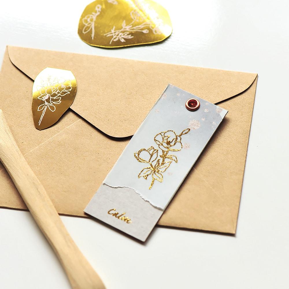 MU Craft Foil Print-On Sticker Botanical 001