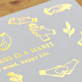 MU Craft Foil Print-On Sticker Hands 005