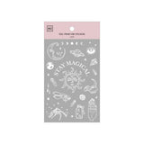 MU Craft Silver Foil Print-On Sticker 001