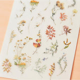 MU Craft Print-On Sticker Wild Flowers 063