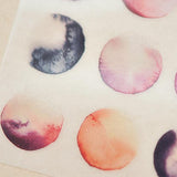 MU Craft Print-On Sticker Sunset Bubble 041