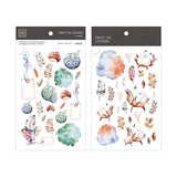 MU Craft Print-On Sticker Bells & Flowers 043