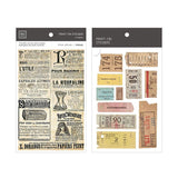 MU Craft Print-On Sticker Newspaper & Tickets 047