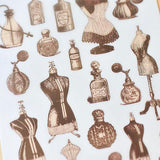 MU Craft Print-On Sticker Vintage Fashion 048