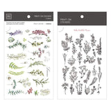 MU Craft Print-On Sticker Herbs & Wild Flower 055