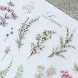 MU Craft Print-On Sticker Herbs & Wild Flower 055