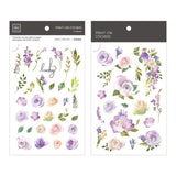 MU Craft Print-On Sticker Violet Roses 071